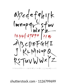 Vector fonts / Handwritten calligraphy 