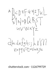 Vector fonts / Handwritten calligraphy 