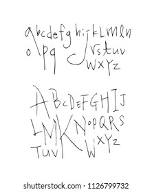 Vector fonts / Handwritten calligraphy 