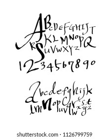 Vector fonts / Handwritten calligraphy 