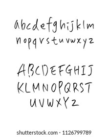 Vector fonts / Handwritten calligraphy 