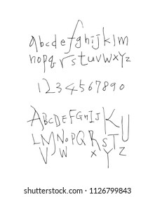 Vector fonts / Handwritten calligraphy 