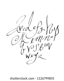 Vector fonts / Handwritten calligraphy 