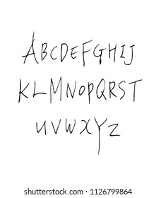 Vector fonts / Handwritten calligraphy 