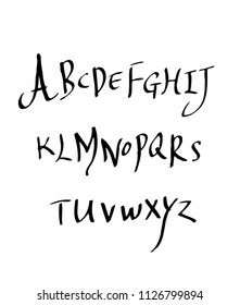 Vector fonts / Handwritten calligraphy 