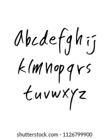 Vector fonts / Handwritten calligraphy 