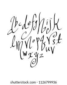 Vector fonts / Handwritten calligraphy 
