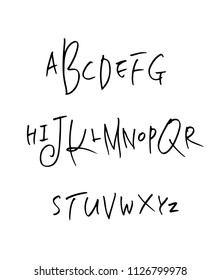 Vector fonts / Handwritten calligraphy 