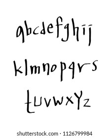 Vector fonts / Handwritten calligraphy 
