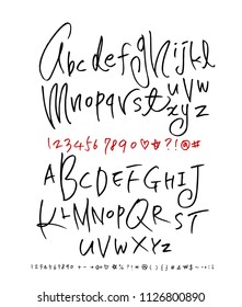 Vector fonts / Handwritten calligraphy