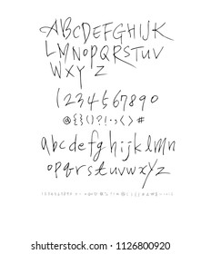 Vector fonts / Handwritten calligraphy