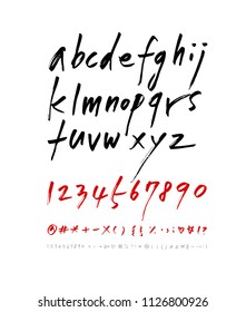 Vector fonts / Handwritten calligraphy