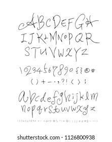 Vector fonts / Handwritten calligraphy