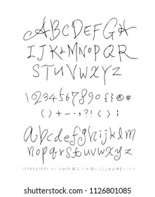 Vector fonts / Handwritten calligraphy