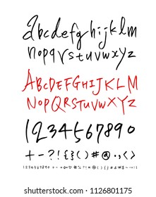 Vector fonts / Handwritten calligraphy