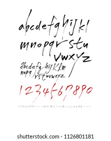 Vector fonts / Handwritten calligraphy