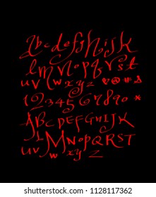 Vector fonts / Handwritten calligraphy