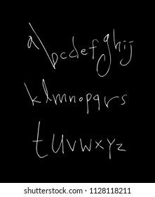 Vector fonts / Handwritten calligraphy