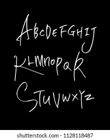 Vector fonts / Handwritten calligraphy