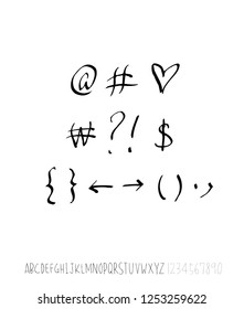 Vector fonts / Handwritten calligraphy