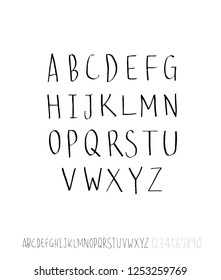 Vector fonts / Handwritten calligraphy