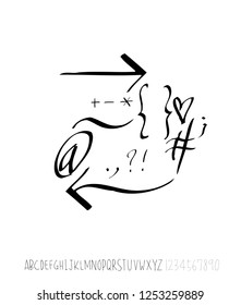 Vector fonts / Handwritten calligraphy