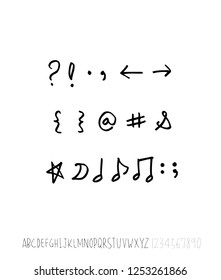 Vector fonts / Handwritten calligraphy