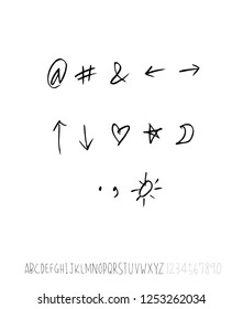 Vector fonts / Handwritten calligraphy