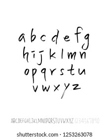 Vector fonts / Handwritten calligraphy