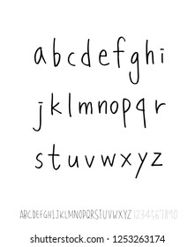 Vector fonts / Handwritten calligraphy