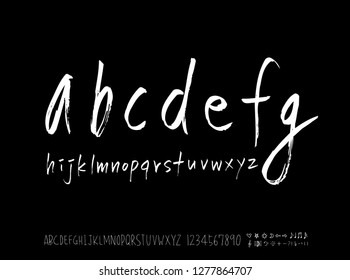 Vector fonts / Handwritten calligraphy