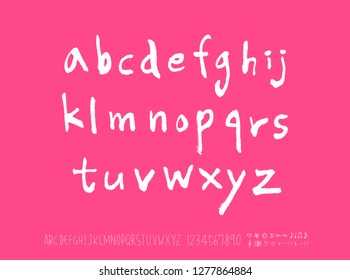 Vector fonts / Handwritten calligraphy