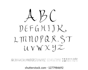 Vector fonts / Handwritten calligraphy