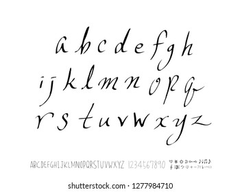Vector fonts / Handwritten calligraphy