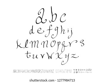 Vector fonts / Handwritten calligraphy