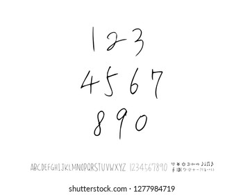 Vector fonts / Handwritten calligraphy
