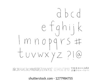 Vector fonts / Handwritten calligraphy