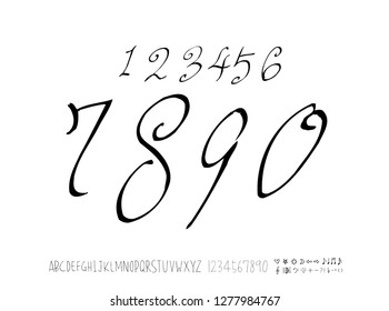 Vector fonts / Handwritten calligraphy