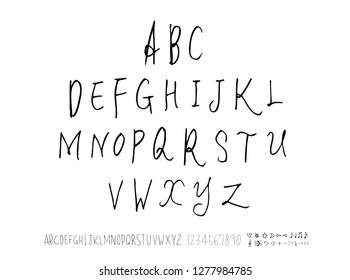 Vector fonts / Handwritten calligraphy