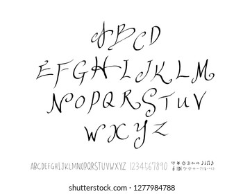 Vector fonts / Handwritten calligraphy