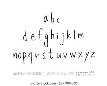 Vector fonts / Handwritten calligraphy