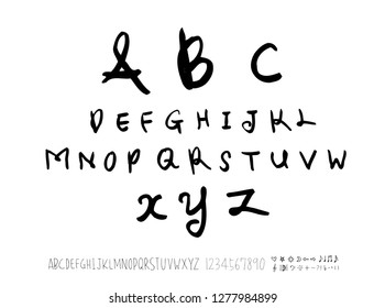 Vector fonts / Handwritten calligraphy