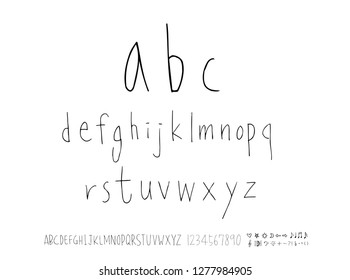 Vector fonts / Handwritten calligraphy