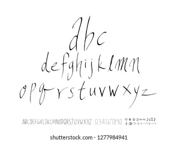 Vector fonts / Handwritten calligraphy