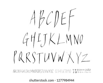 Vector fonts / Handwritten calligraphy