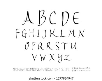 Vector fonts / Handwritten calligraphy