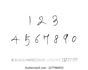 Vector fonts / Handwritten calligraphy