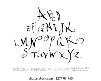 Vector fonts / Handwritten calligraphy