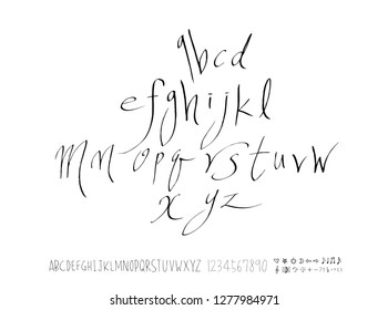 Vector fonts / Handwritten calligraphy