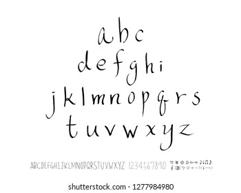 Vector fonts / Handwritten calligraphy